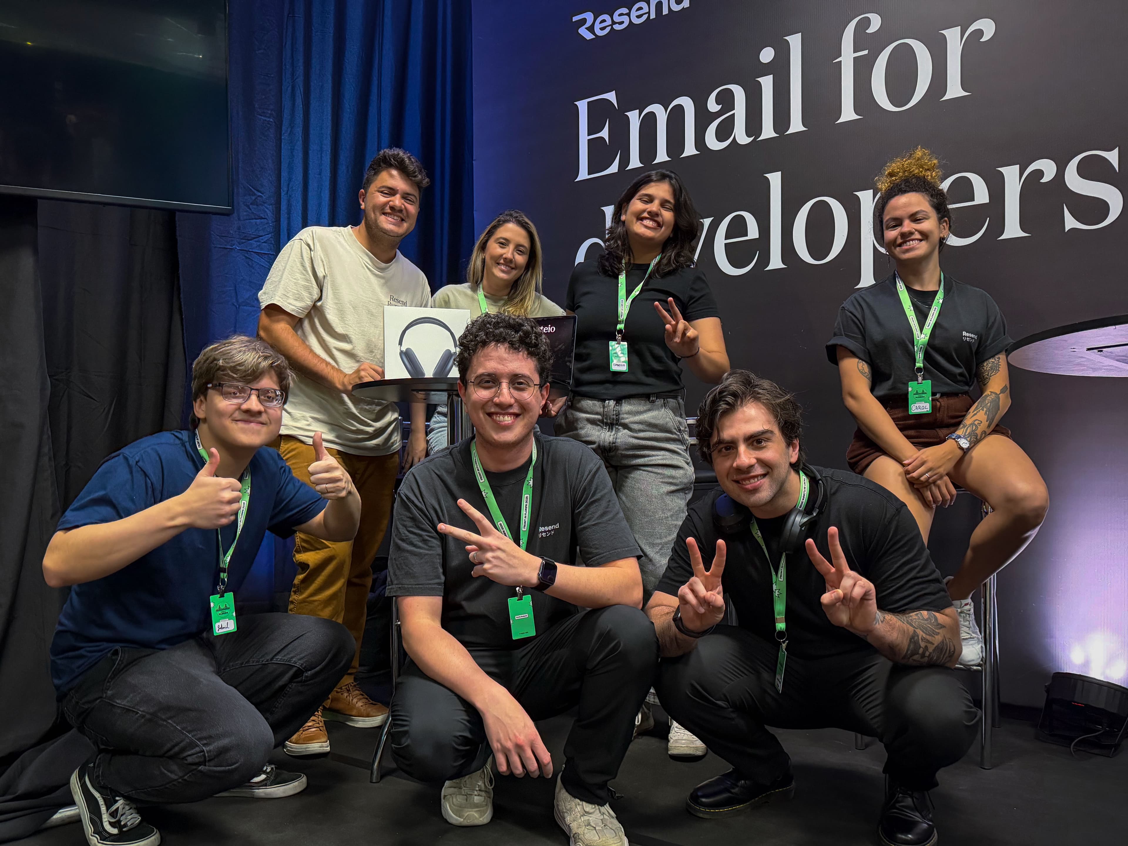 Resend team at Front in Floripa